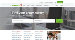 Desktop Screenshot of careers24.com